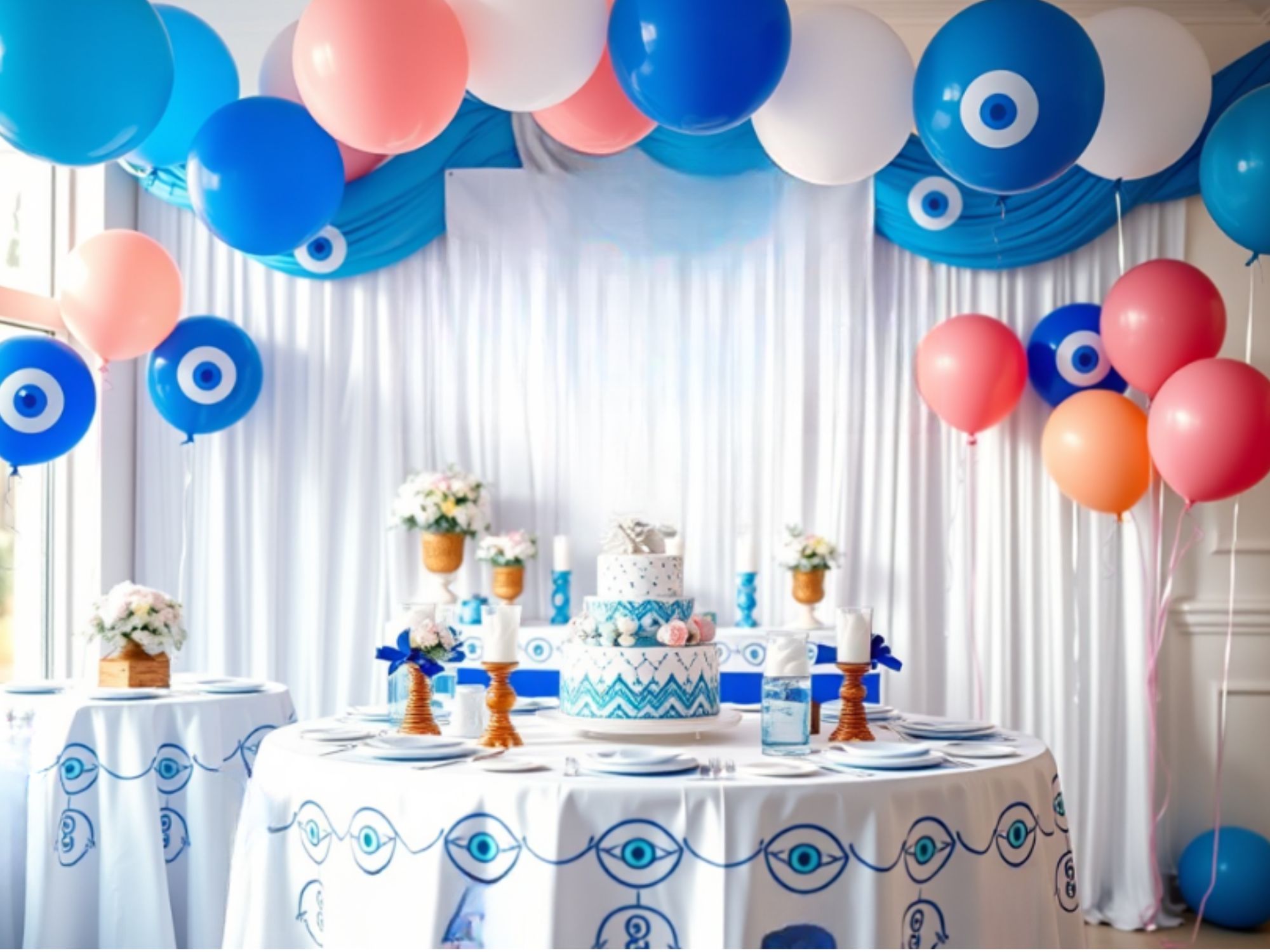 🧿 Nazar Na Lag Jaaye – A Beautifully Protective Baby Shower Theme